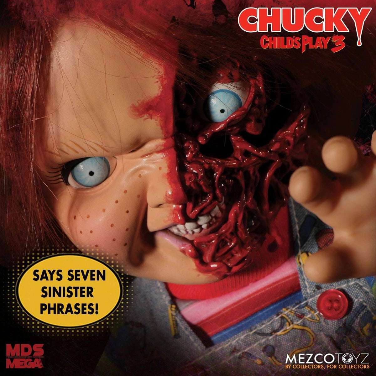Chucky 3 poupée parlante Designer Series Pizza Face Chucky 38 cm - Image 4