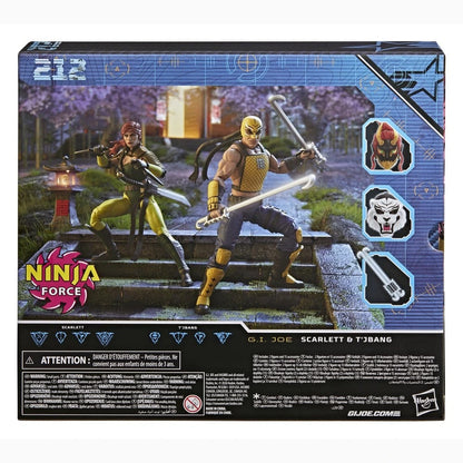 G.I. Joe Classified Series pack 2 figurines #212 Ninja Force Scarlett & T'Jbang 15 cm - Image 3