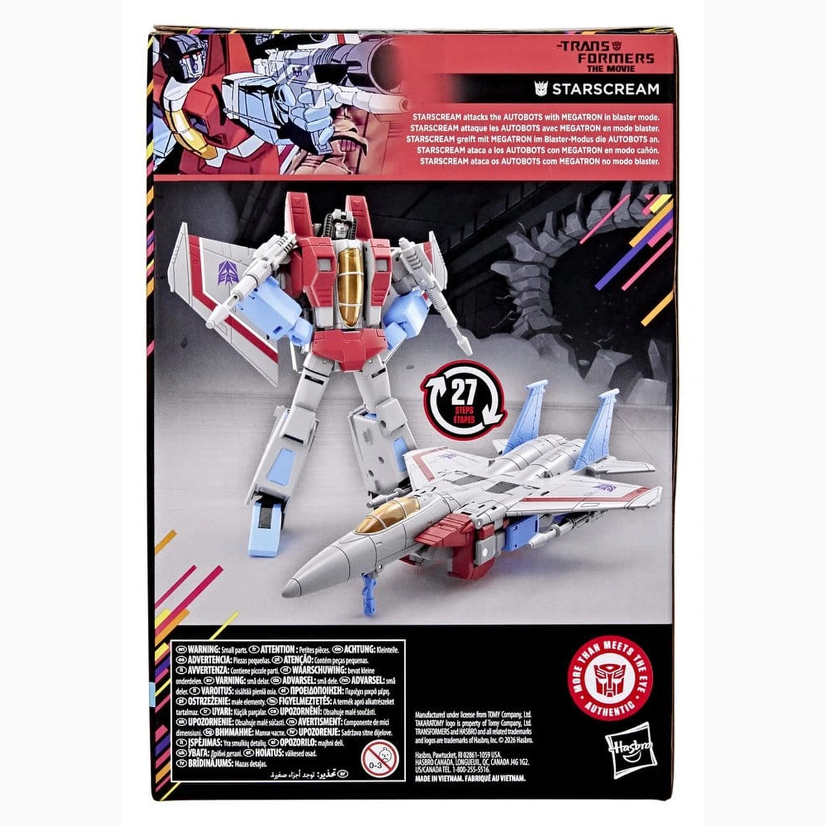 Les Transformers : le film Studio Series Voyager Class figurine Starscream 17 cm - Image 3