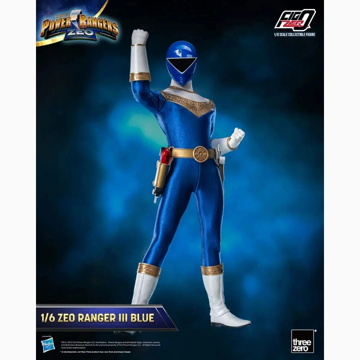 Power Rangers Zeo figurine FigZero 1/6 Ranger III Blue 30 cm - Image ajoutée 11