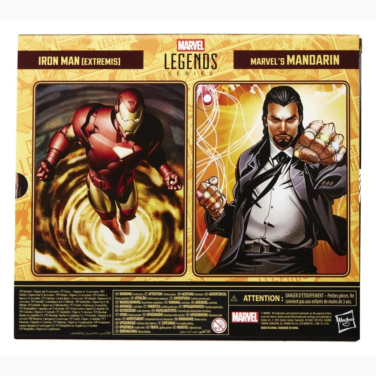 Marvel Legends pack 2 figurines Iron Man (Extremis) & Marvel's Mandarin 15 cm - Image 7