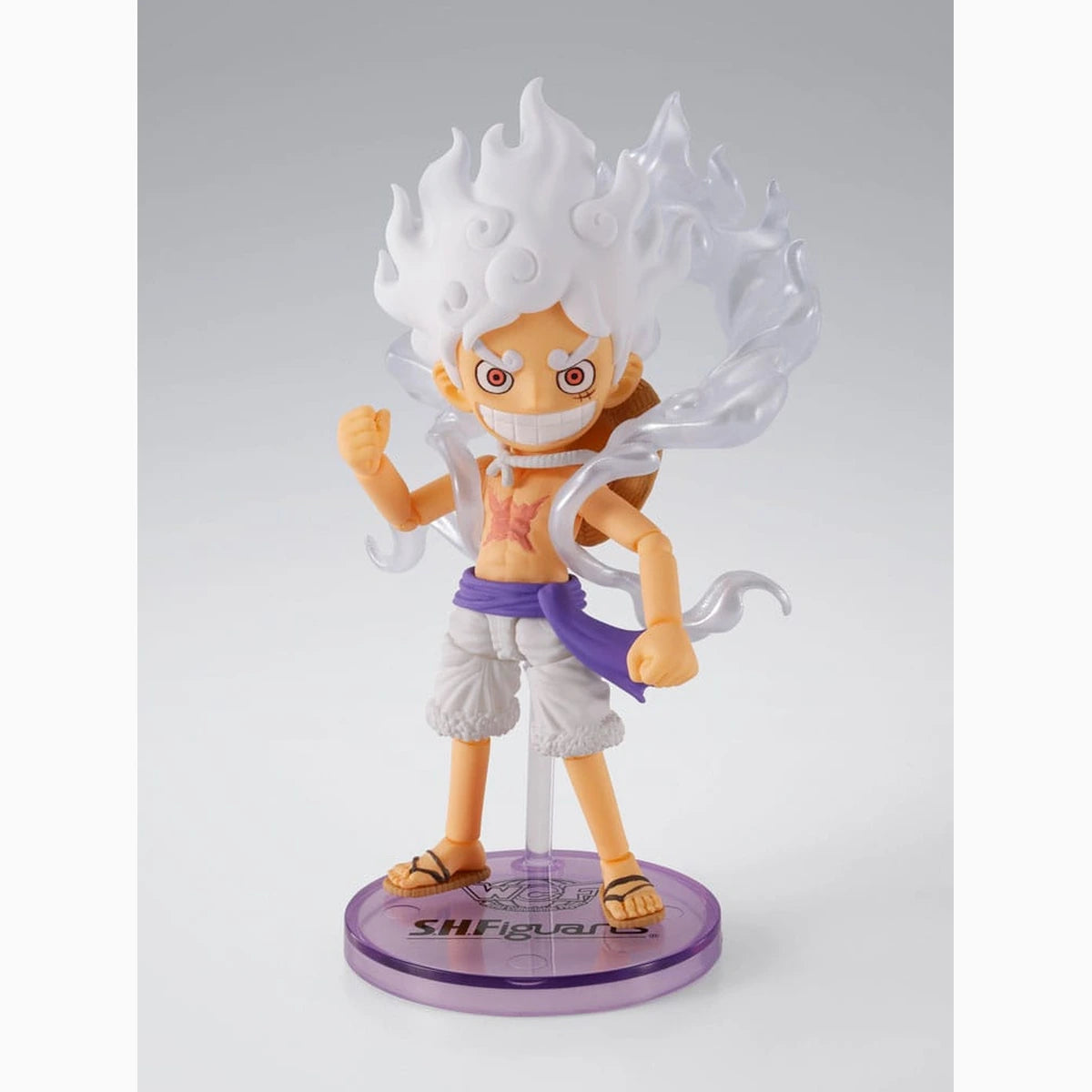 One Piece figurine World Collactable Figures x S.H. Figuarts Monkey D. Luffy Gear 5 8 cm - Image 1