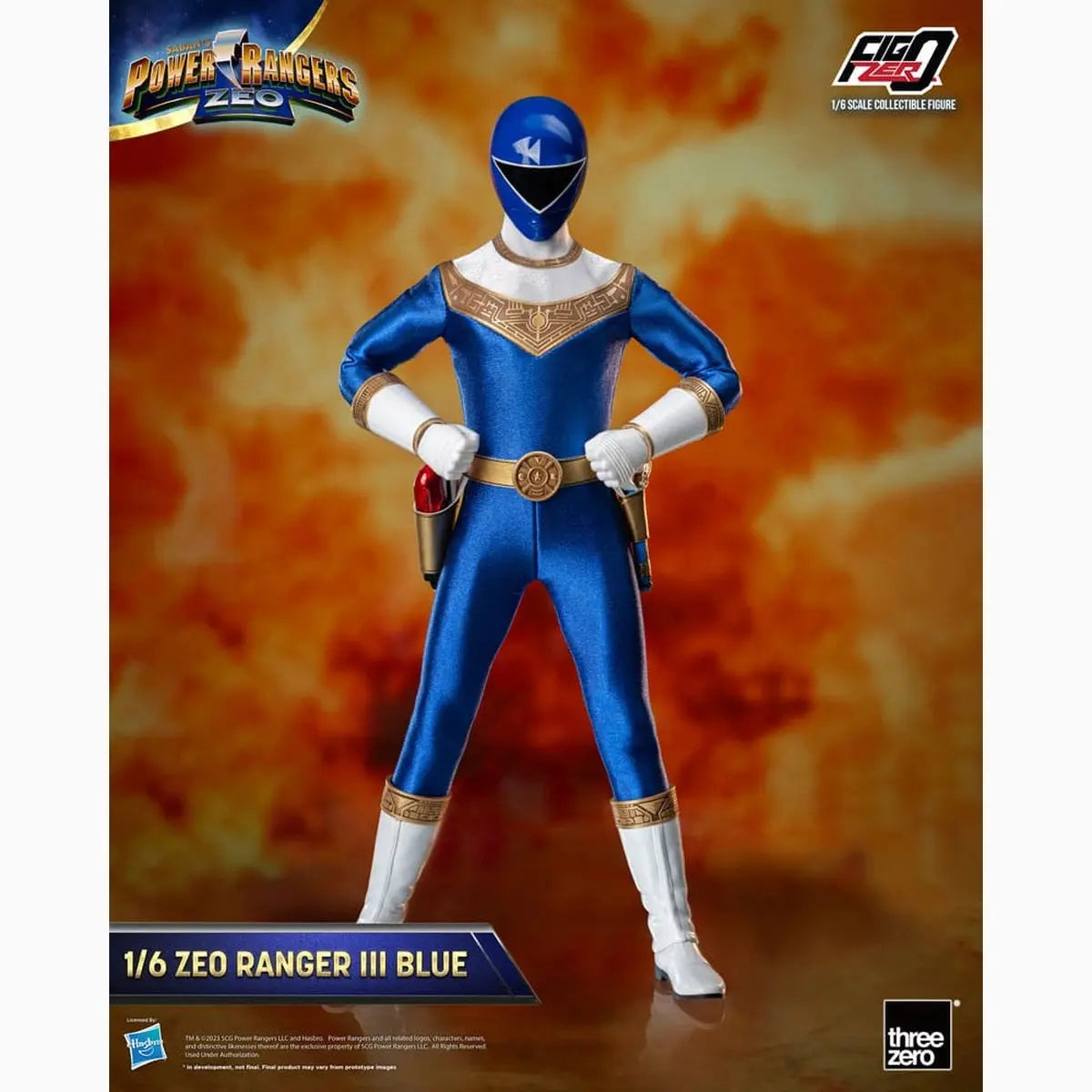 Power Rangers Zeo figurine FigZero 1/6 Ranger III Blue 30 cm - Image 1