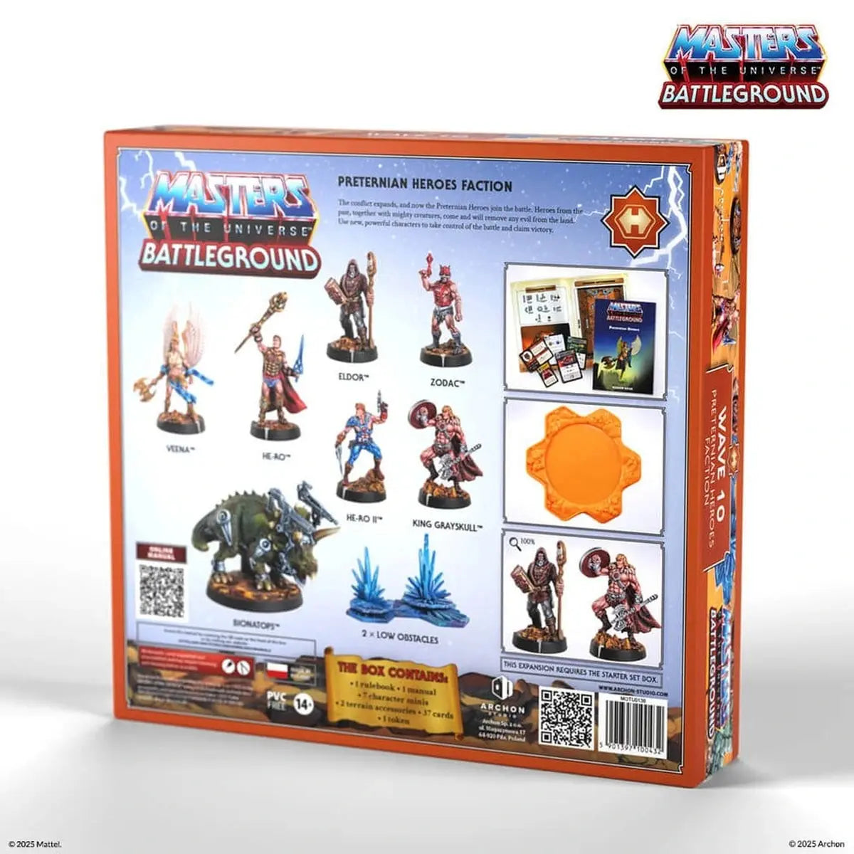 Masters of the Universe: Battleground jeu de figurines Wave 10: Preternian Heroes Faction *FRANÇAIS* - Image 3