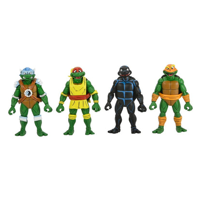 Tortues Ninja (Archie Comics) figurines Pack de 4 Stump Wrestling Turtles 18 cm - Image 1