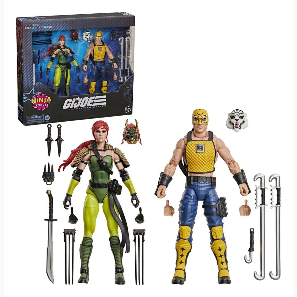 G.I. Joe Classified Series pack 2 figurines #212 Ninja Force Scarlett & T'Jbang 15 cm - Image 4