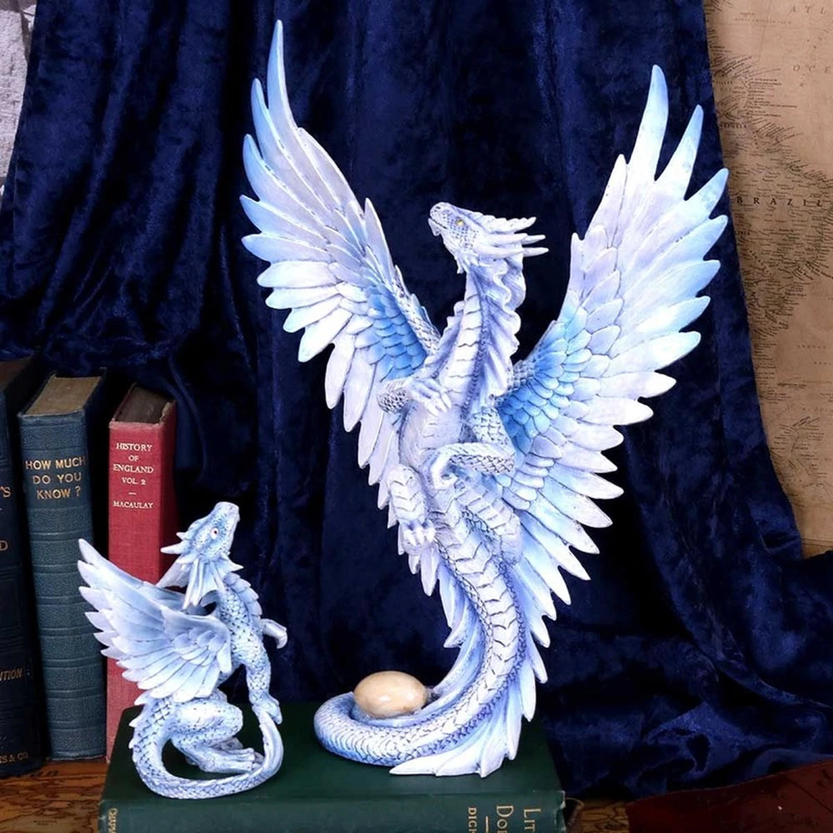 Dragons Statue Adult Silver Dragon 31,5Cm - Image 3