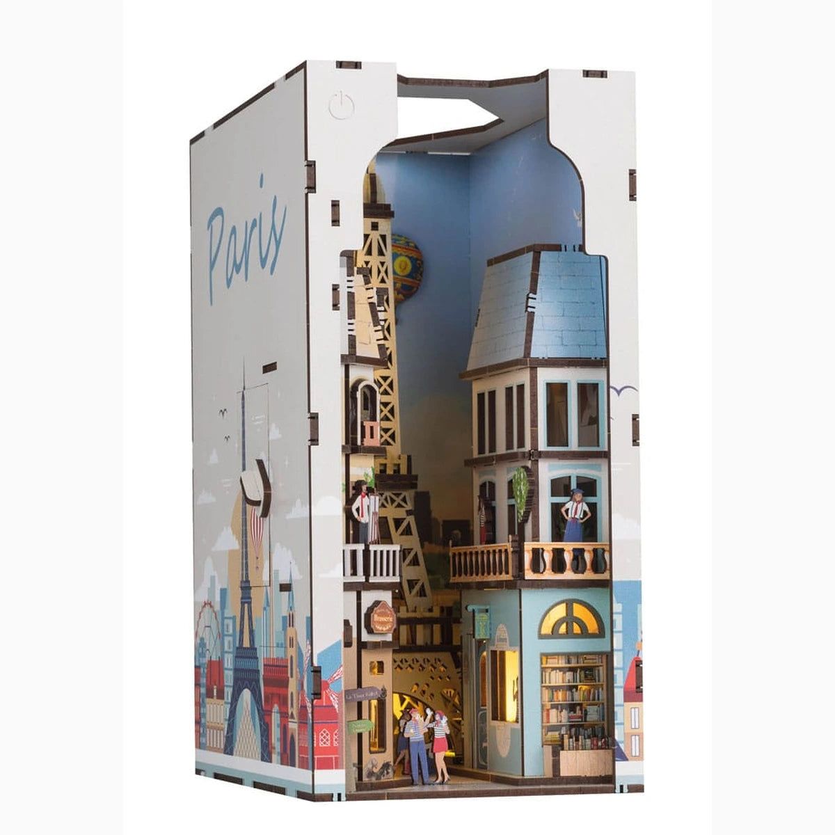 Paris maquette Book Nook Tiny Adventures 23 cm - Image 4