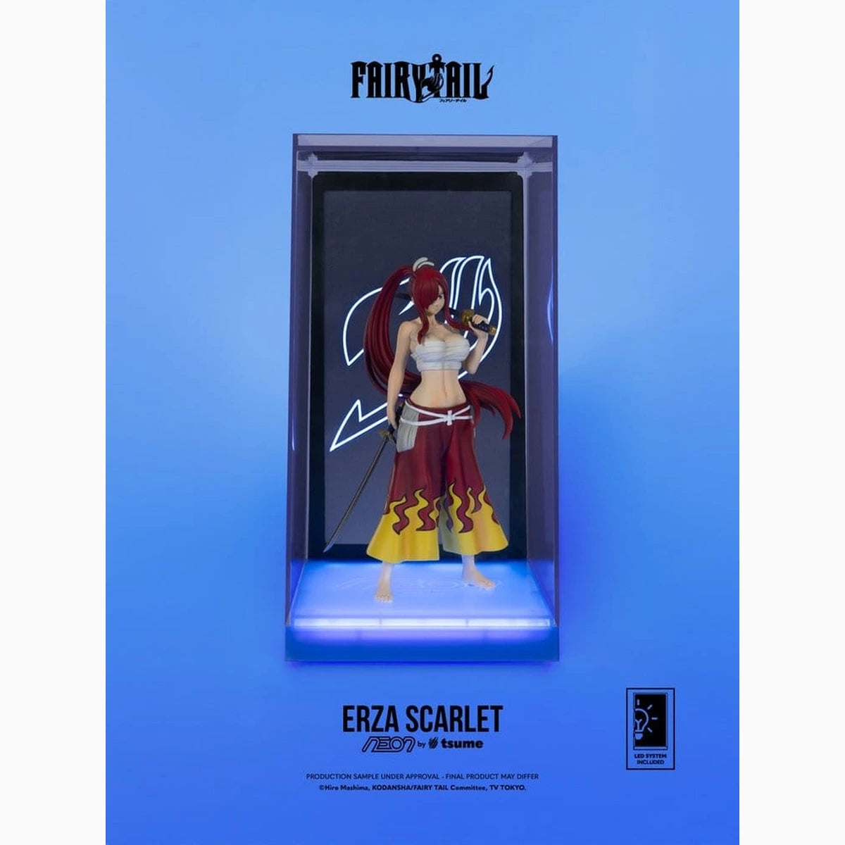 Fairy Tail Neon figurine 1/9 Erza Scarlet 25 cm - Image 4