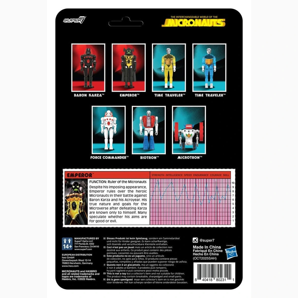 Micronauts figurine ReAction+ Wave 03 Emperor 10 cm - Image 4
