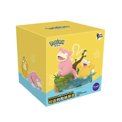 Pokemon Funism Prime Figure Psykokwak et Ramoloss 20cm - Image 1
