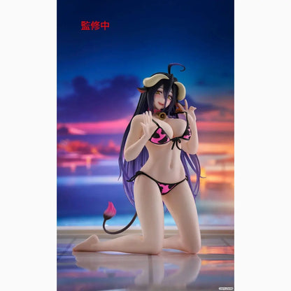 Overlord statuette PVC Desktop Cute Figure Albedo Cow-Print Swimsuit Ver. Renewal 13 cm - Image 5
