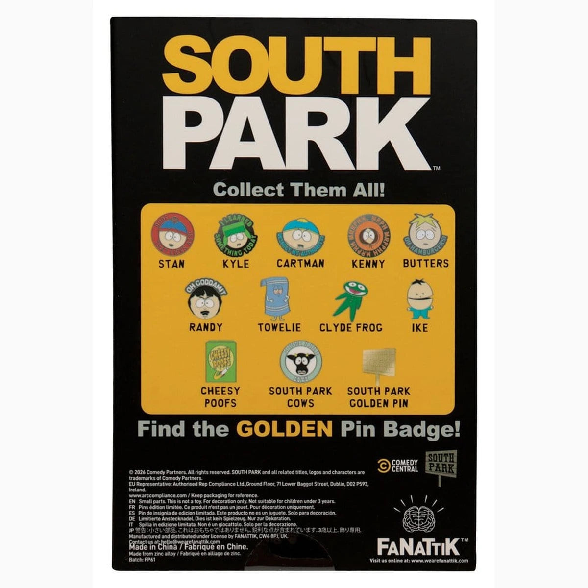 South Park présentoir boîte-mystère Mystery Pin's (12) - Image 4