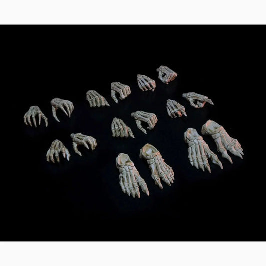 Mythic Legions: Necronominus accessoires pour figurines Skeletons of Necronominus Hands/Feet Pack - Image 1