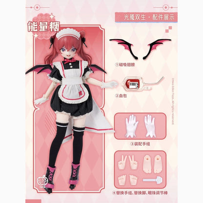 Original Character assortiment Figure Angel & Demon blind box assortiment MJD Poupée Blind Box 22 cm Assortment (6) - Image 3