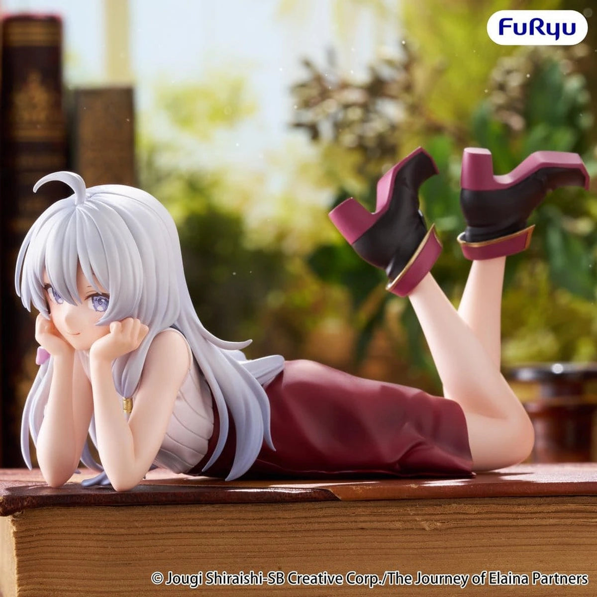 The Journey of Elaina figurine PVC Noodle Stopper Elaina Lying Down Ver. 11 cm - Image 4