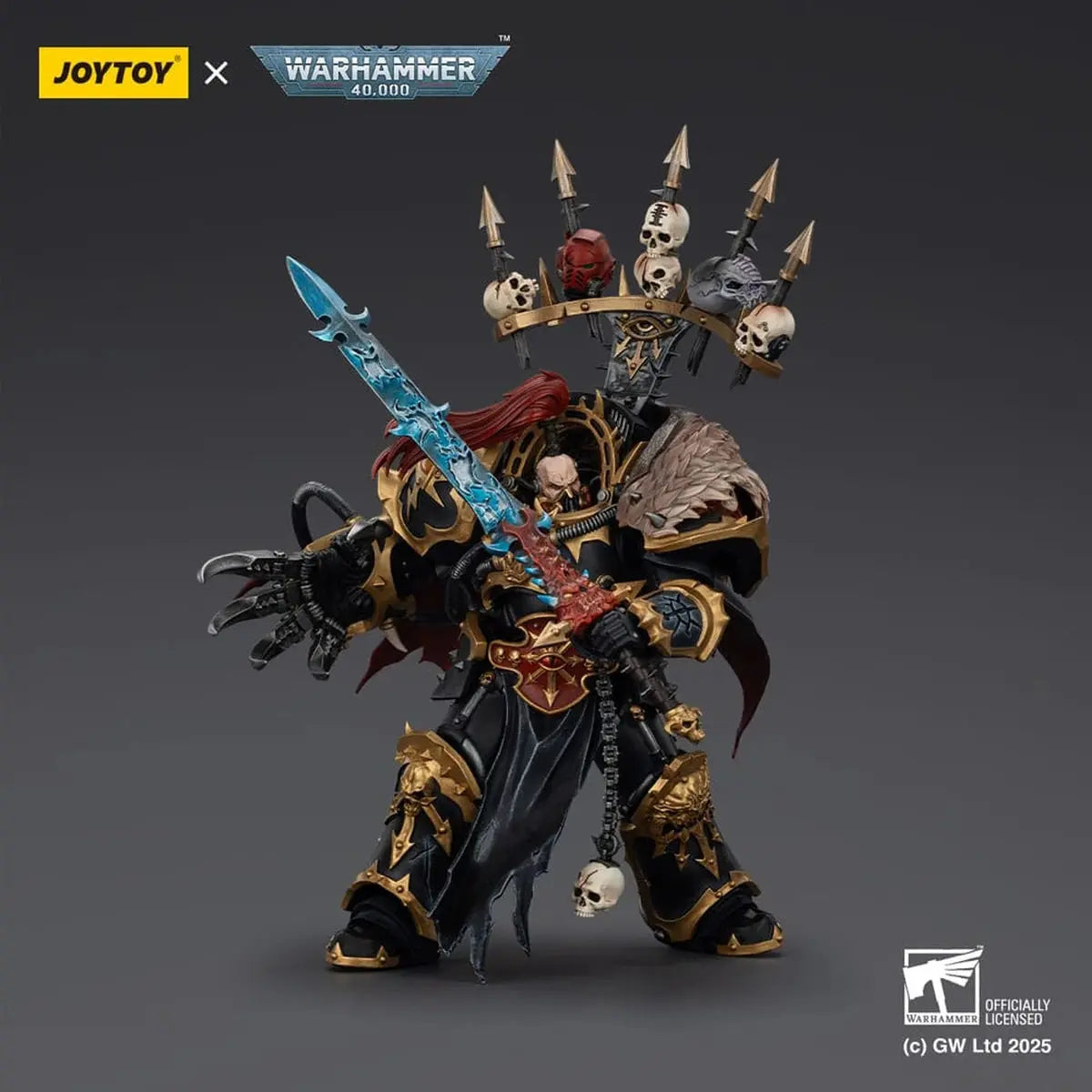 Warhammer 40,000 figurine  Black Legion Abaddon the Despoiler with Drach'nyen and the Talo 16 cm - Image 7