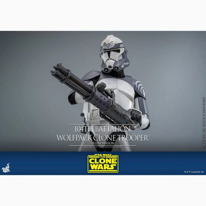 Star Wars The Clone Wars figurine 1/6 104th Battalion Wolfpack Clone Trooper Deluxe Version 30 cm - Image 5