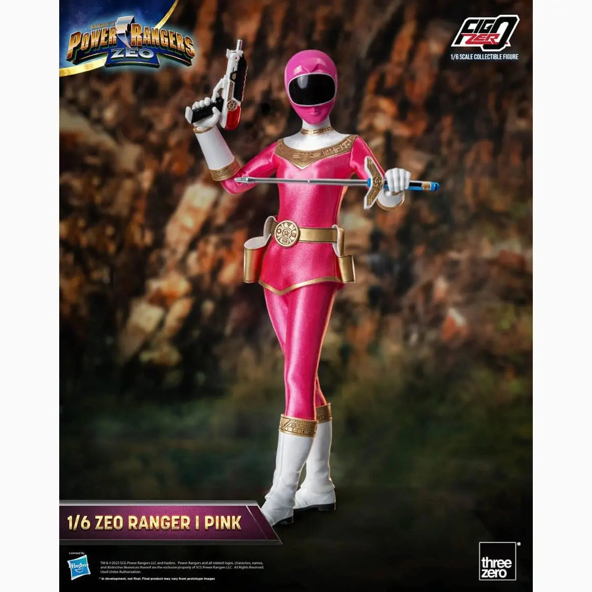 Power Rangers Zeo figurine FigZero 1/6 Ranger I Pink 30 cm - Image 5