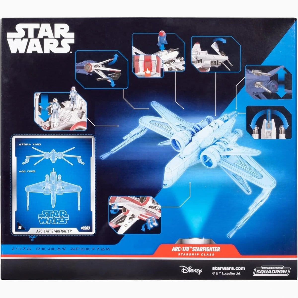 Star Wars Véhicule de Luxe ARC 170 20 cm (Series 8) - Image 5