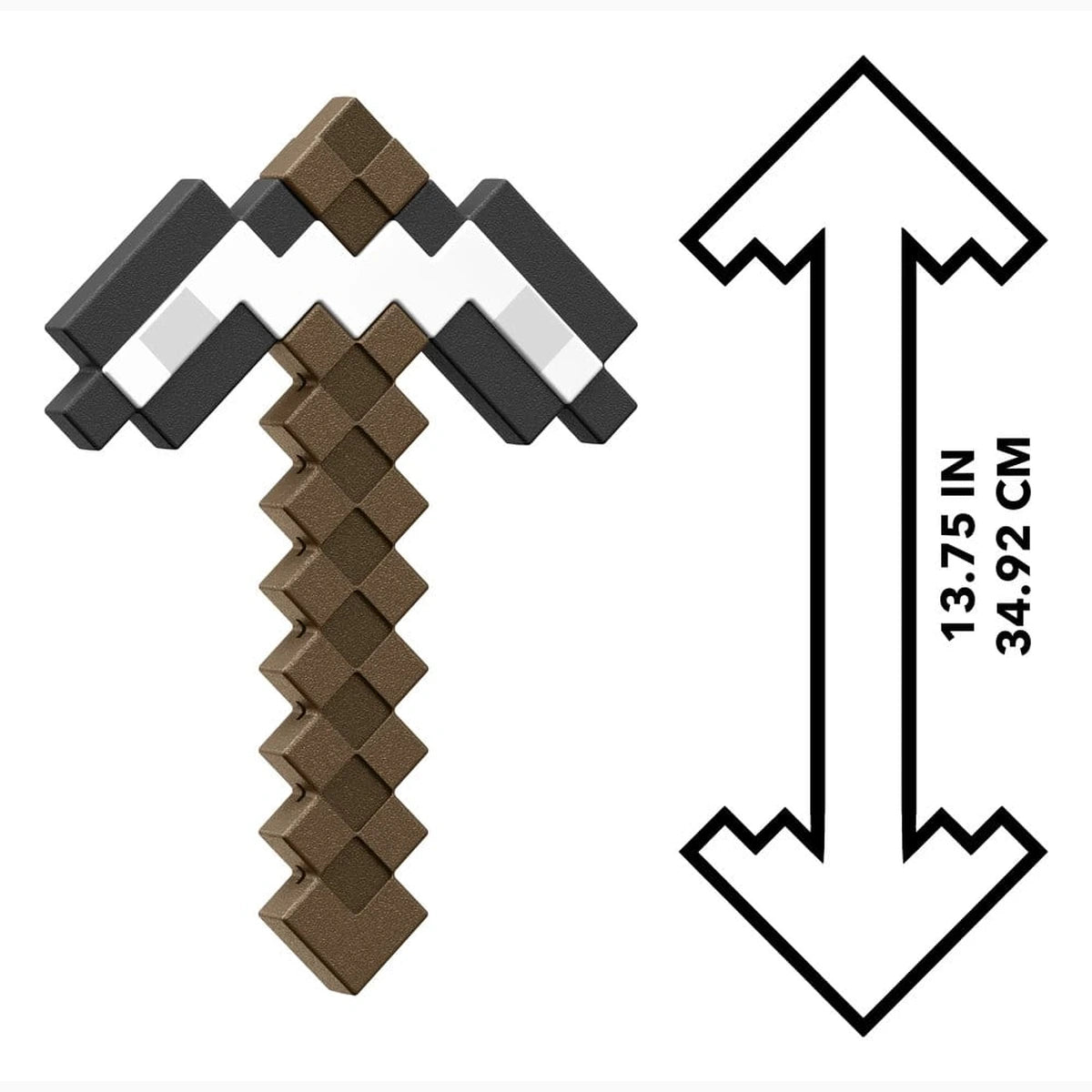Minecraft réplique Roleplay Iron Pickaxe 35 cm - Image 4