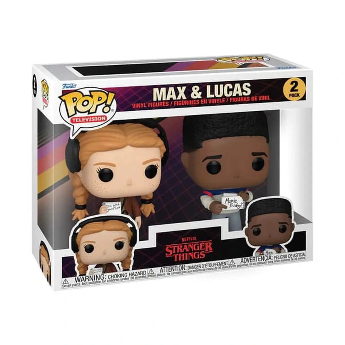 Stranger Things pack 2 POP! Animation Vinyl figurines Max & Lucas 9 cm - Image 4