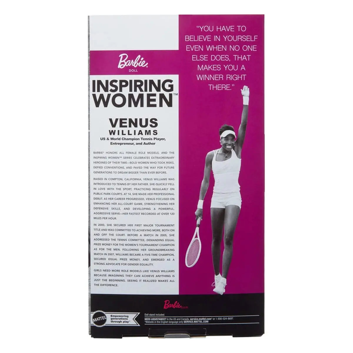 Barbie Signature Inspiring Women poupée Venus Williams - Image 6