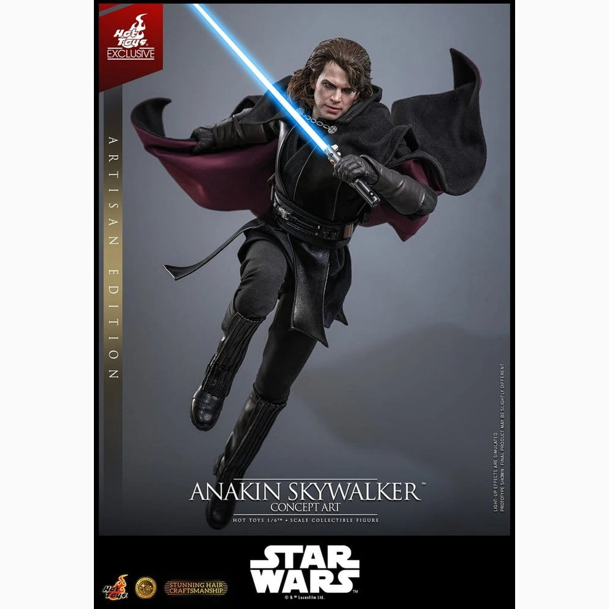 Star Wars Épisode III: La Revanche des Sith Movie Masterpiece figurine 1/6 Anakin Skywalker (Concept Art Version) (Artisan Edition) Hot Toys Exclusive 31 cm - Image 4