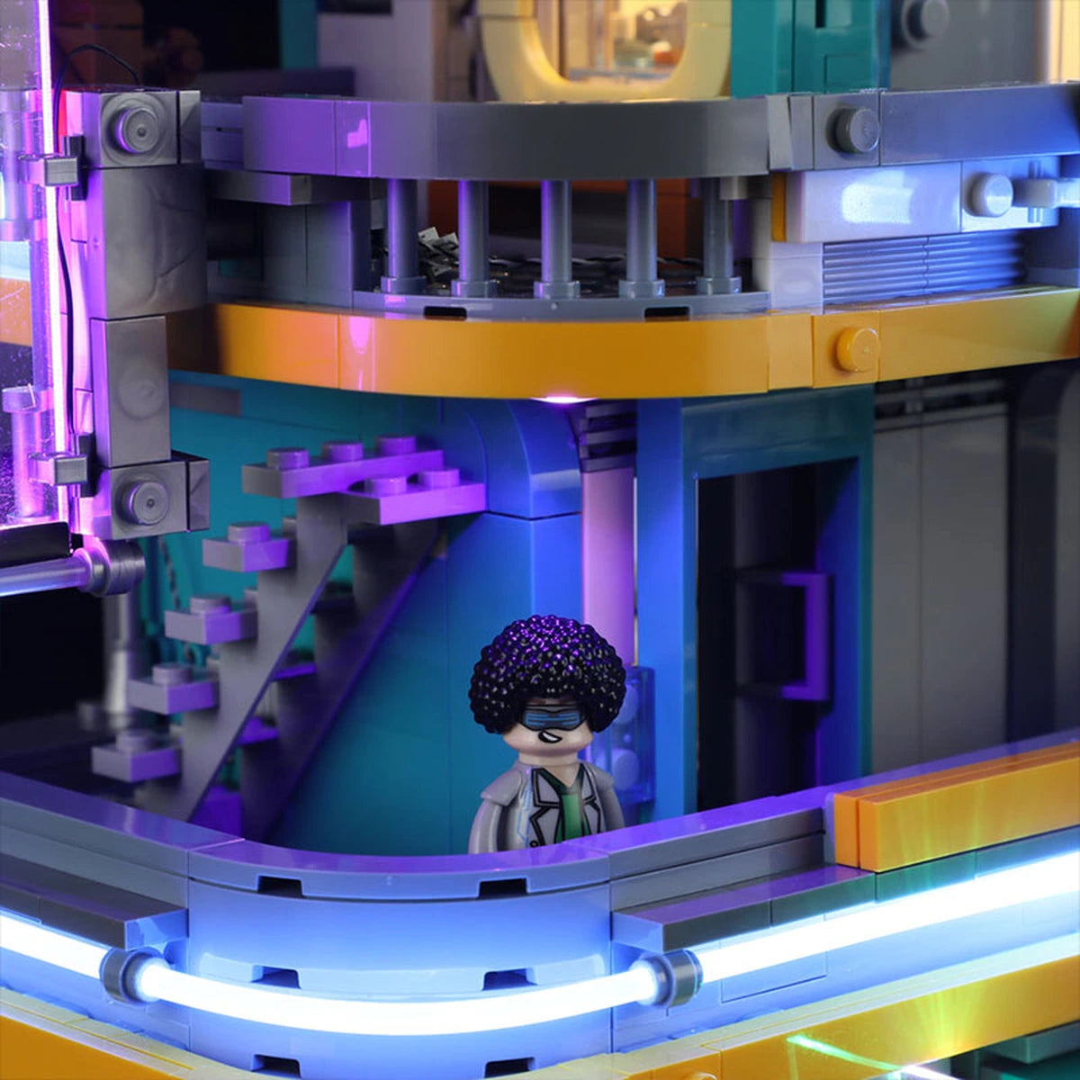 Lumibricks Cyberpunk Neoncity 17001 Apartment - Image 3
