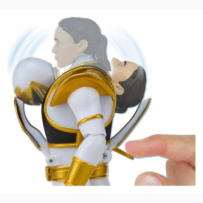 Power Rangers Auto-Morphin figurine White Ranger 15 cm - Image 5