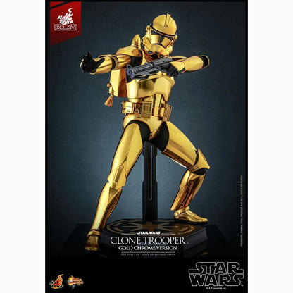 Star Wars figurine 1/6 Clone Trooper (Gold Chrome Version) Exclusive 30 cm - Image 6