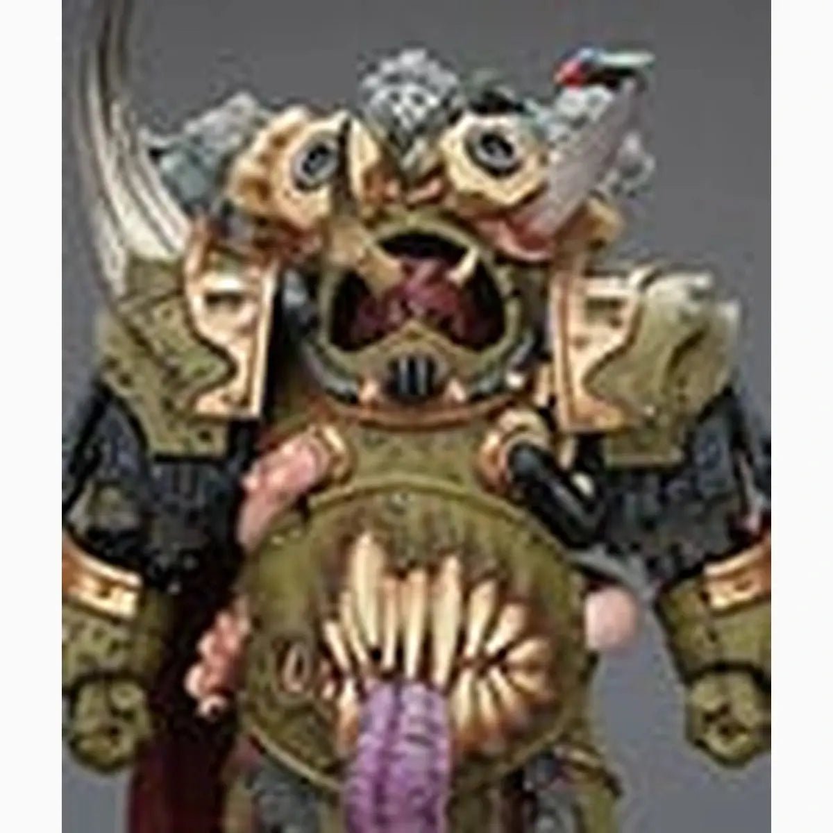 Warhammer 40k figurine 1/18 Death Guard Deathshroud Terminator Champion with Manreaper and Plaguespurter Gauntlets 14 cm - Image 2