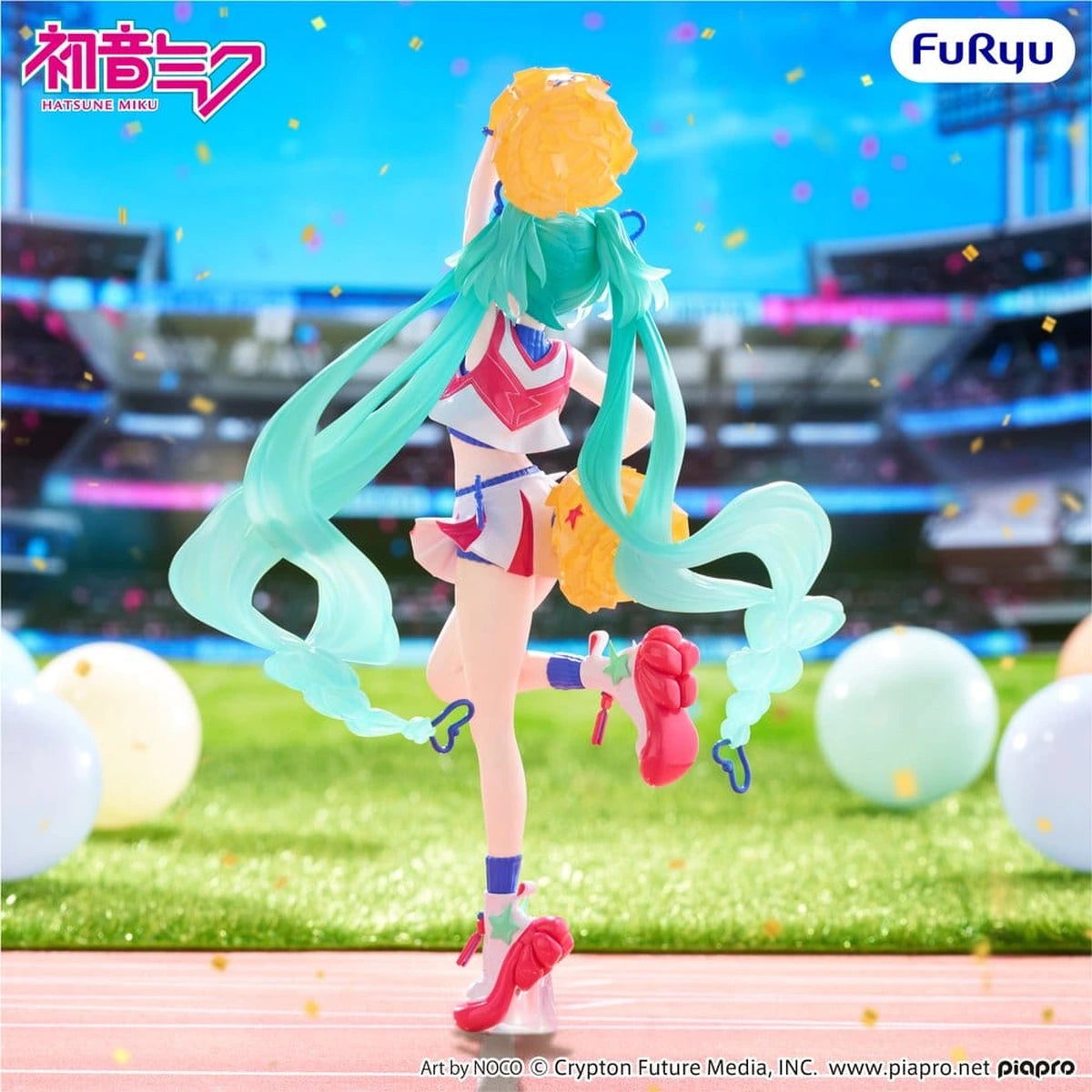 Hatsune Miku figurine PVC Muchute Cheerleader Ver. 22 cm - Image 4
