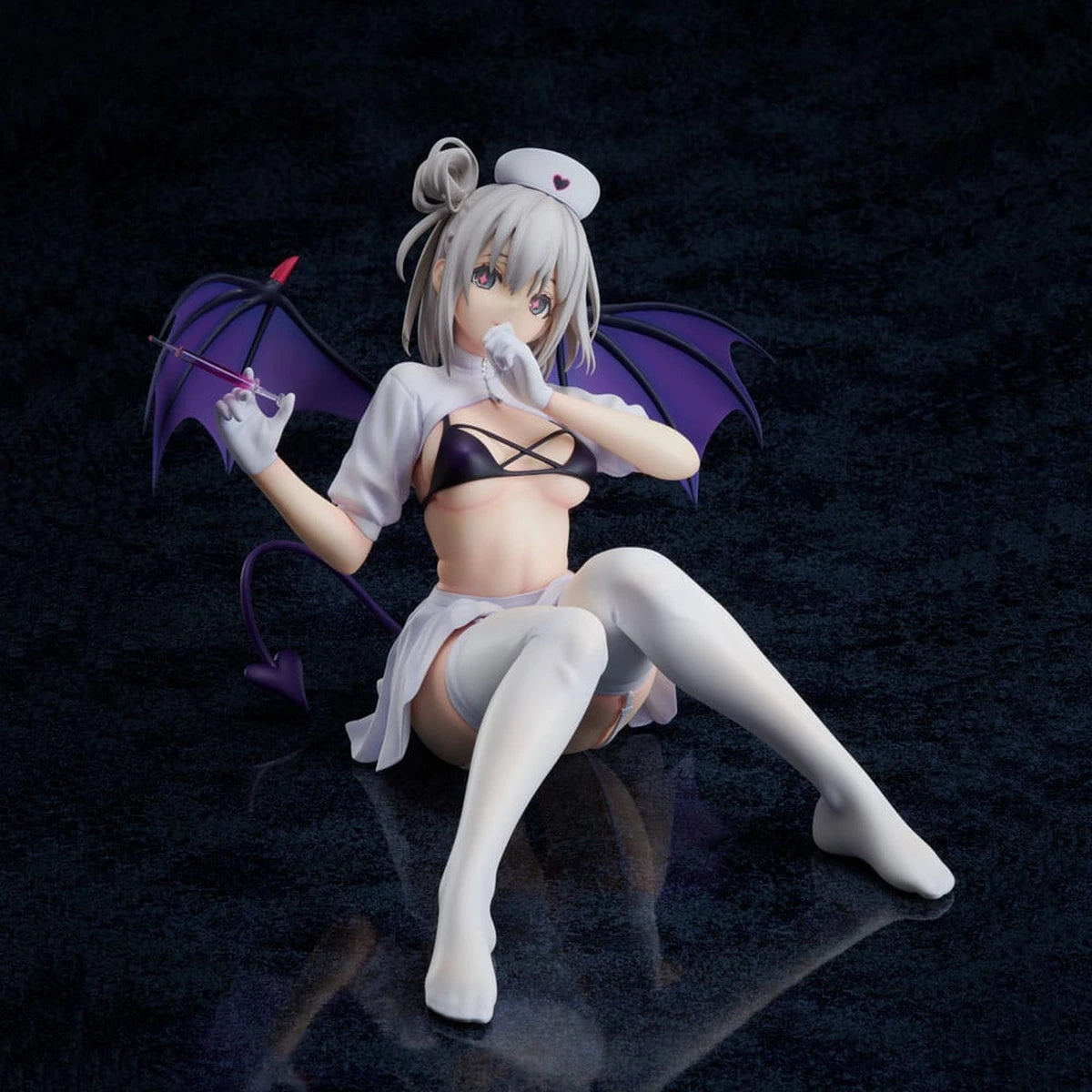 Azur Lane statuette PVC 1/4 Manchester: Midnight Devil in White 18 cm - Image 4