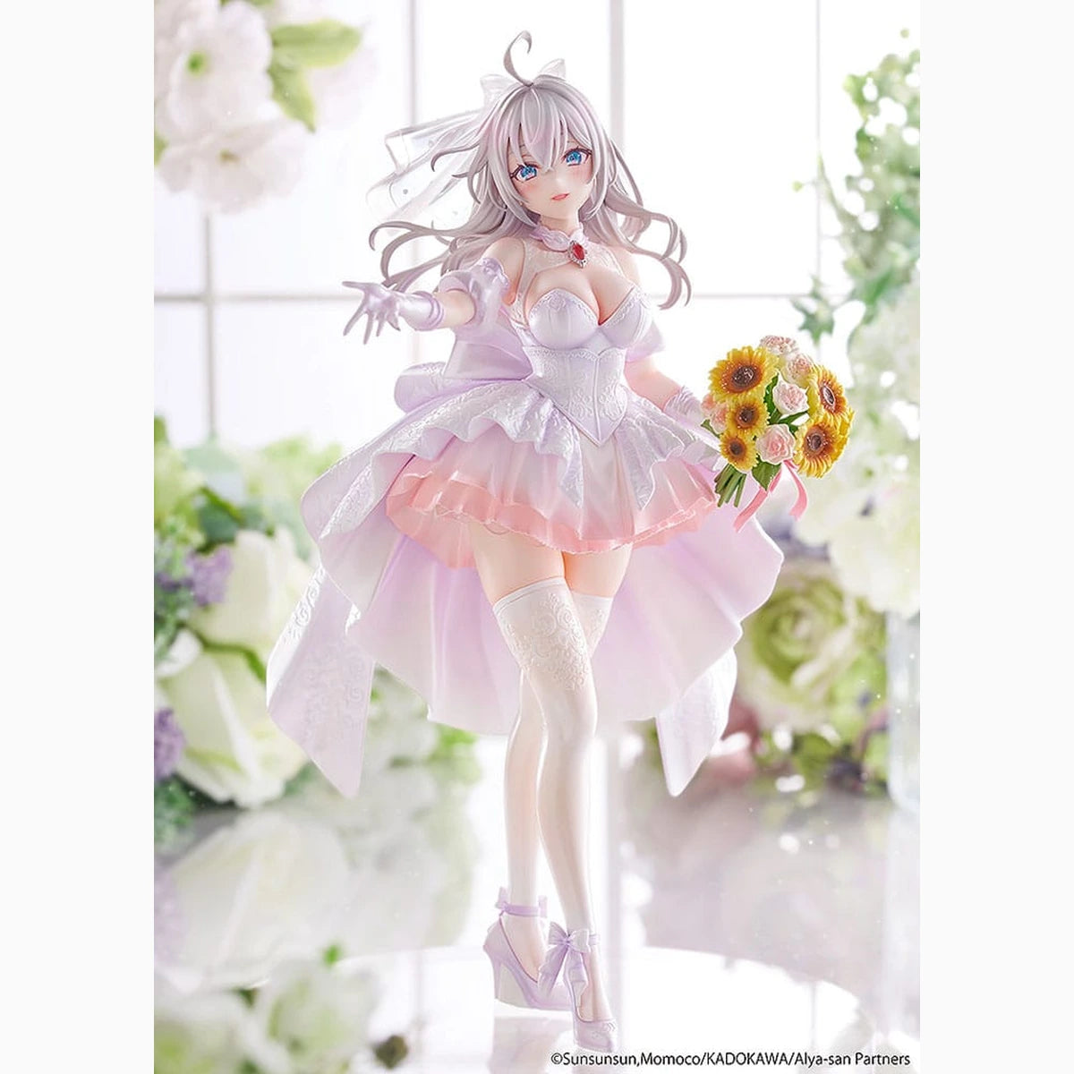 Alya Sometimes Hides Her Feelings in Russian statuette 1/7 Alisa Mikhailovna Kujou Wedding Dress Ver. 24 cm - Image 3