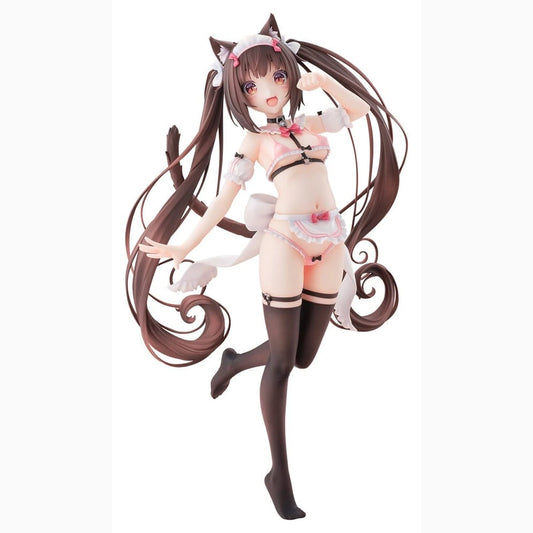 Nekopara figurine PVC 1/5.5 Chocola Micro Bikini Maid -STD Edition- 30 cm - Image 1
