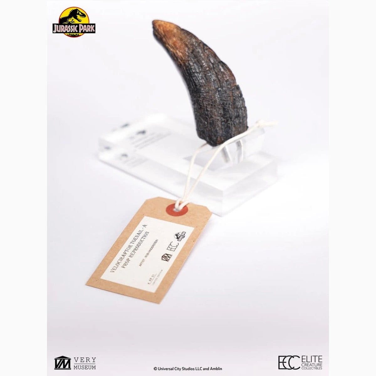 Jurassic Park 1/1 réplique Velociraptor Toenail Type A 11 cm - Image 3