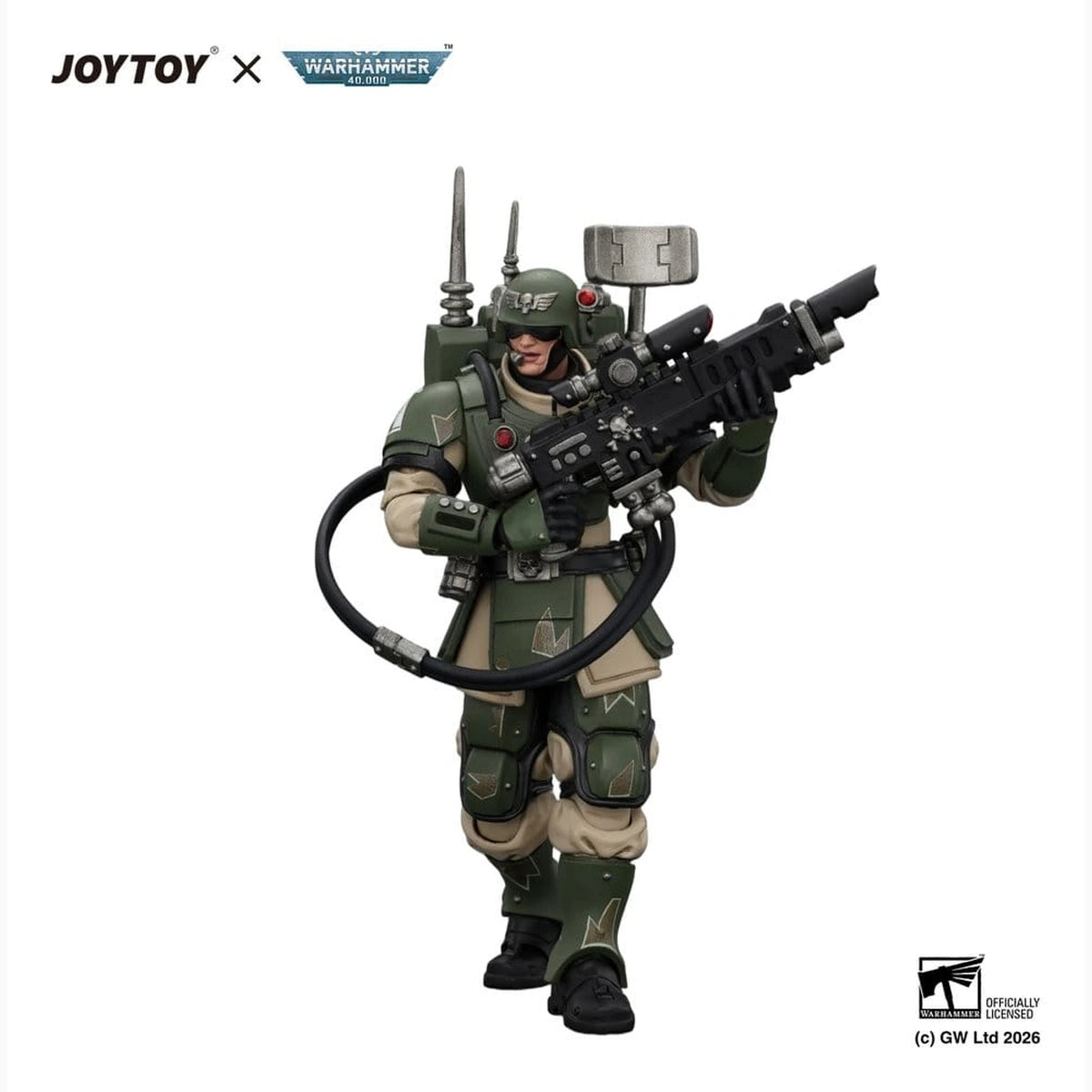 Warhammer figurine Astra Militarum Kasrkin 3 with Hot-shot Lasgun and Vox-caster - Image 5