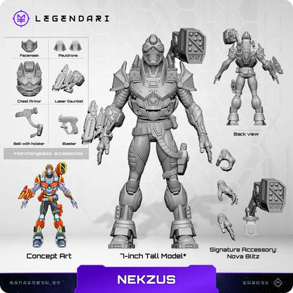 Legendari figurine 1/10 Nekzus 18 cm - Image 5