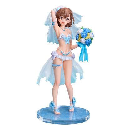A Certain Scientific Railgun T statuette PVC 1/7 Mikoto Misaka Wedding Swimsuit Ver. 25 cm - Image 1