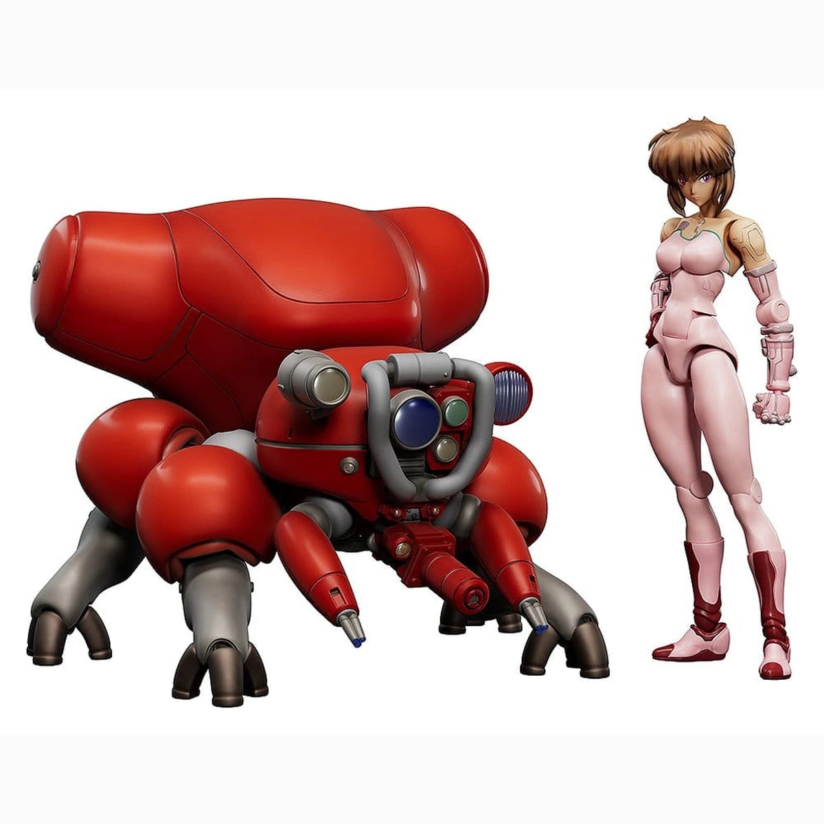 Ghost in the Shell Plastic Model Kit PLAMAX minimum factory Motoko Kusanagi avec Fuchikoma 8 cm - Image 1