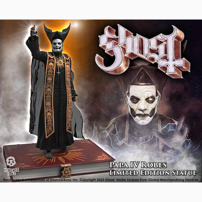 Ghost statuette Rock Iconz 1/9 Papa Emeritus IV (Black Robes) 22 cm - Image 3