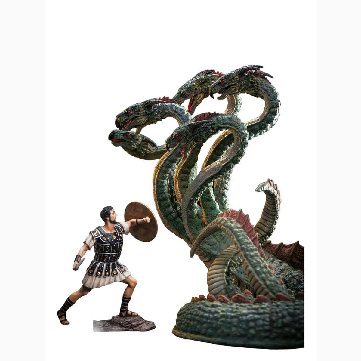 Ray Harryhausen Painted Statue Hydra with Jason Warrior Resin Statue 30 cm - Image 1