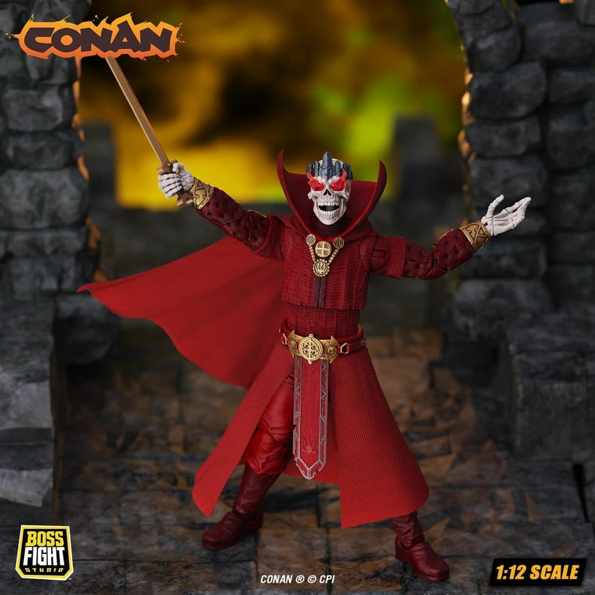 Conan Epic H.A.C.K.S. figurine 1/12 Thulsa Doom: Undead Sorcerer - Image 4
