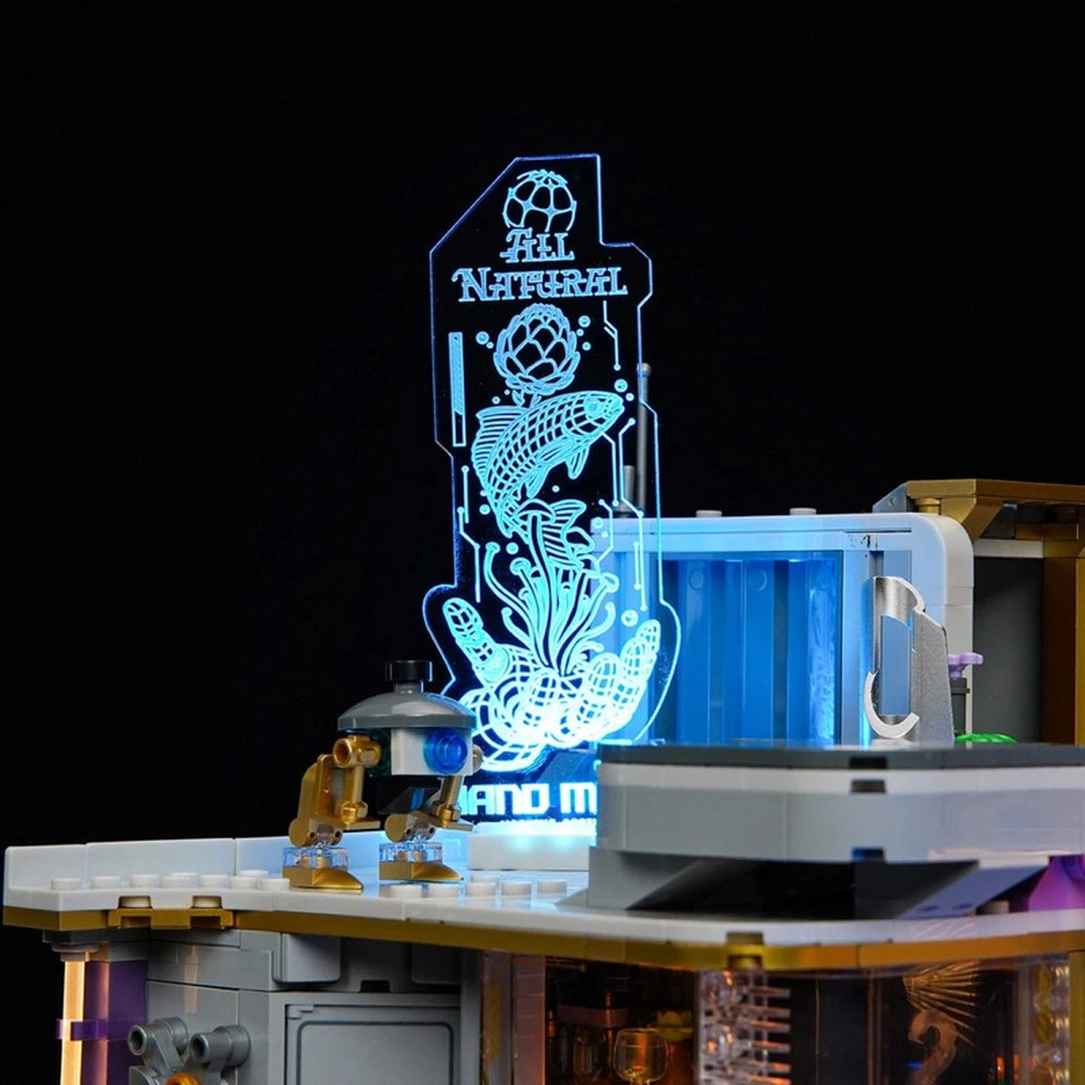 Lumibricks Cyberpunk Neoncity 17013 Neon Elite Louge - Image 3