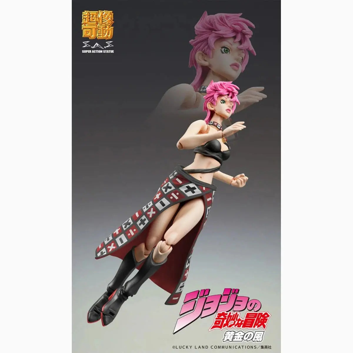 JoJo's Bizarre Adventure Part 5 figurine Super Action Chozokado Trish Una Black Ver. 15 cm - Image 7