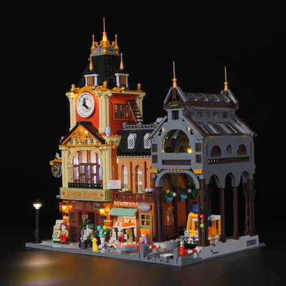 Lumibricks Town Life 15017 Train Station - Image 2