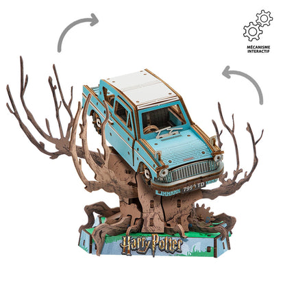 Harry Potter Puremind Wizarding Diorama Series Flying Ford Anglia - Image 1