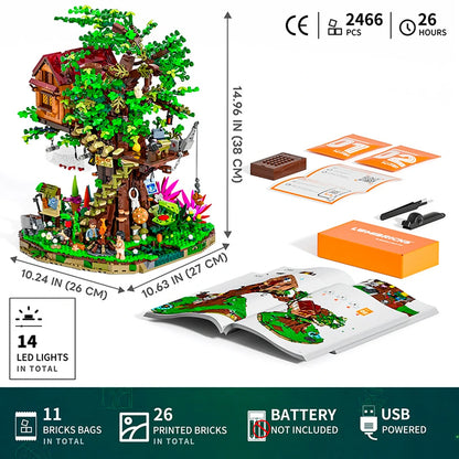 Lumibricks Retro House 10016 Explorer Treehouse - Image 5