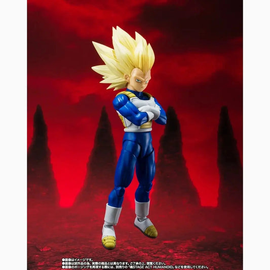 Dragon Ball Daima figurine S.H.Figuarts Super Saiyan 3 Vegeta 15 cm - Image 1